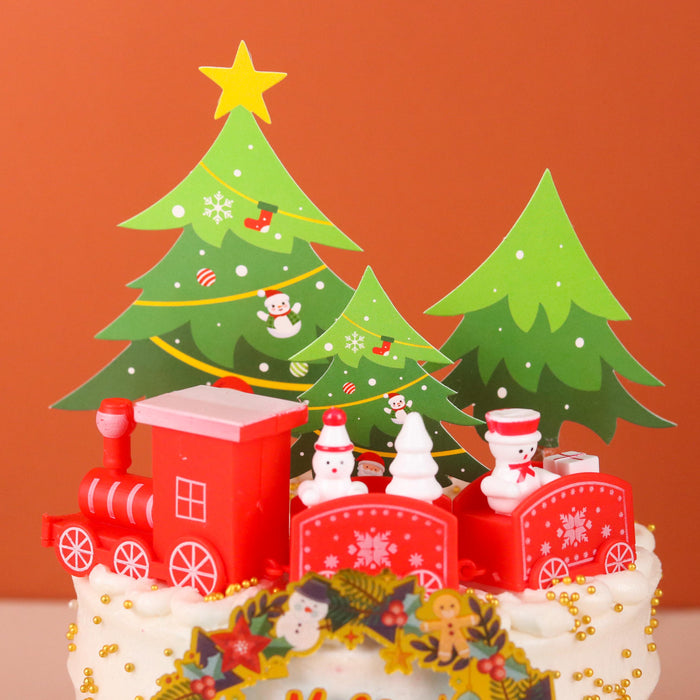 North Pole Train Cake