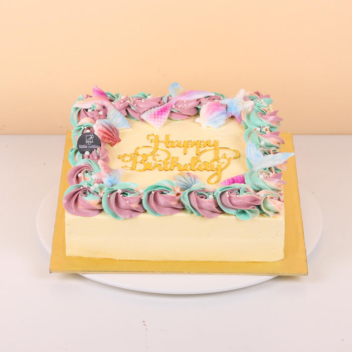 Under the Sea Square Party Cake 8 inch