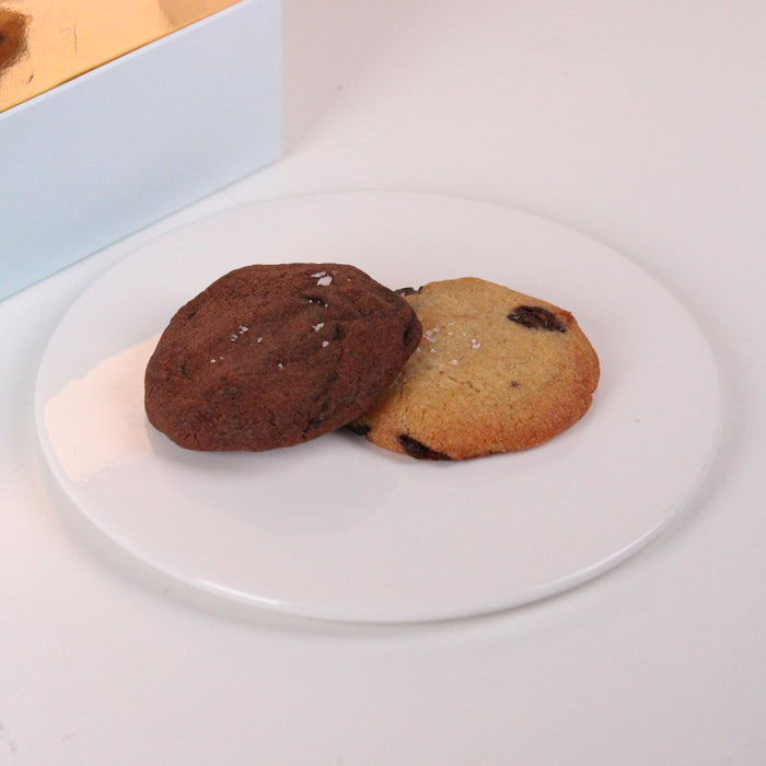 Original Chocolate and Double Chocolate Cookies Platter