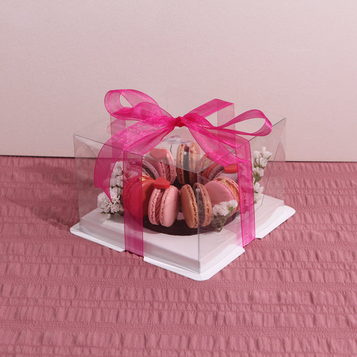 Valentine Macaron Giftbox 4 inch