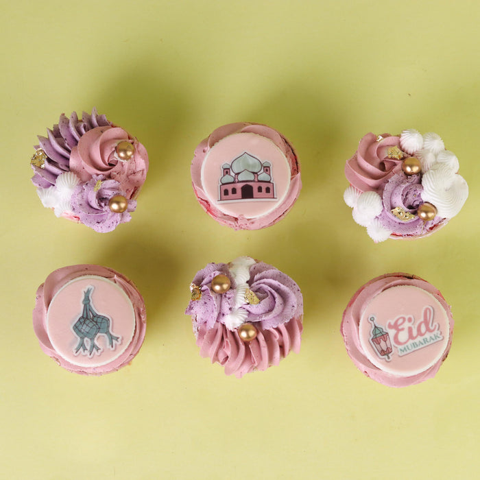 Raya Mubarak Cupcakes 6pcs