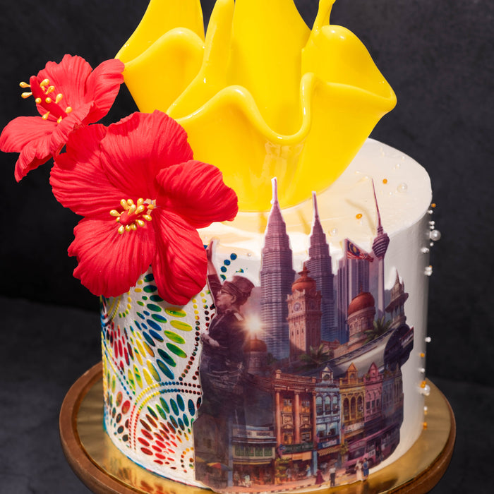 Malaysia Madani Designer Cake 6 inch - Cake Together - Online Merdeka Cake & Gift Delivery