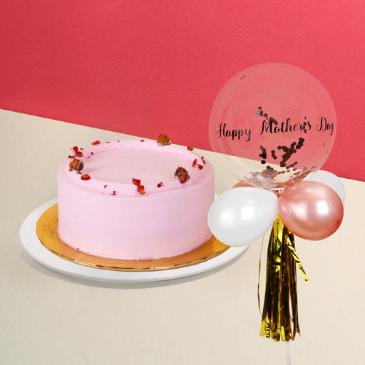 Mother's Day Bundle Rose Lychee Cake 6 inch