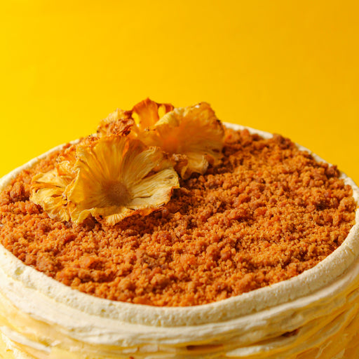 Summer Pineapple Mille Crepe | KL & Selangor Same Day Delivery | Birthday Cake