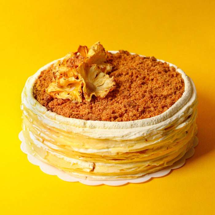 Summer Pineapple Mille Crepe | KL & Selangor Same Day Delivery | Birthday Cake