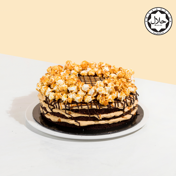 Salted Caramel Chocolate Popcorn 9 inch