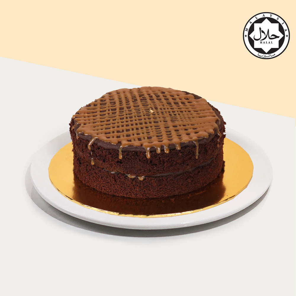 Salted Caramel Drizzle Chocolate Cake 6 inch
