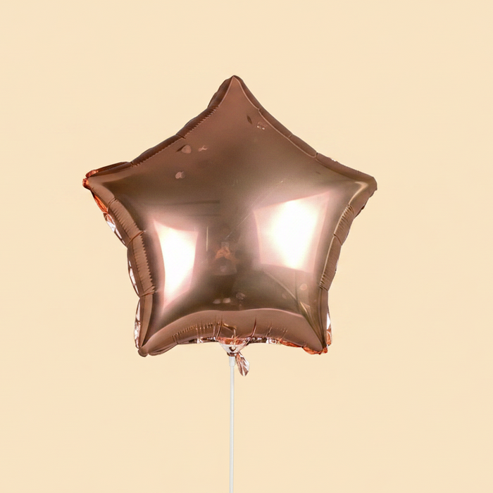 Belon helium logam &amp; confetti + balon jantung foil 8 keping