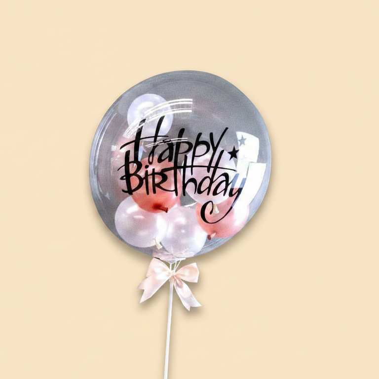 Belon Helium Metallic &amp; Confetti + Belon Bintang Kerajang 8 keping