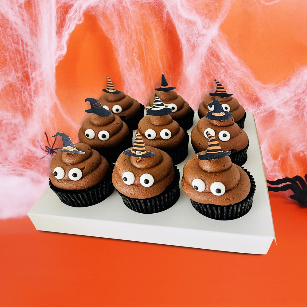 Poo Boo Ghostie Cupcakes 9 Pieces