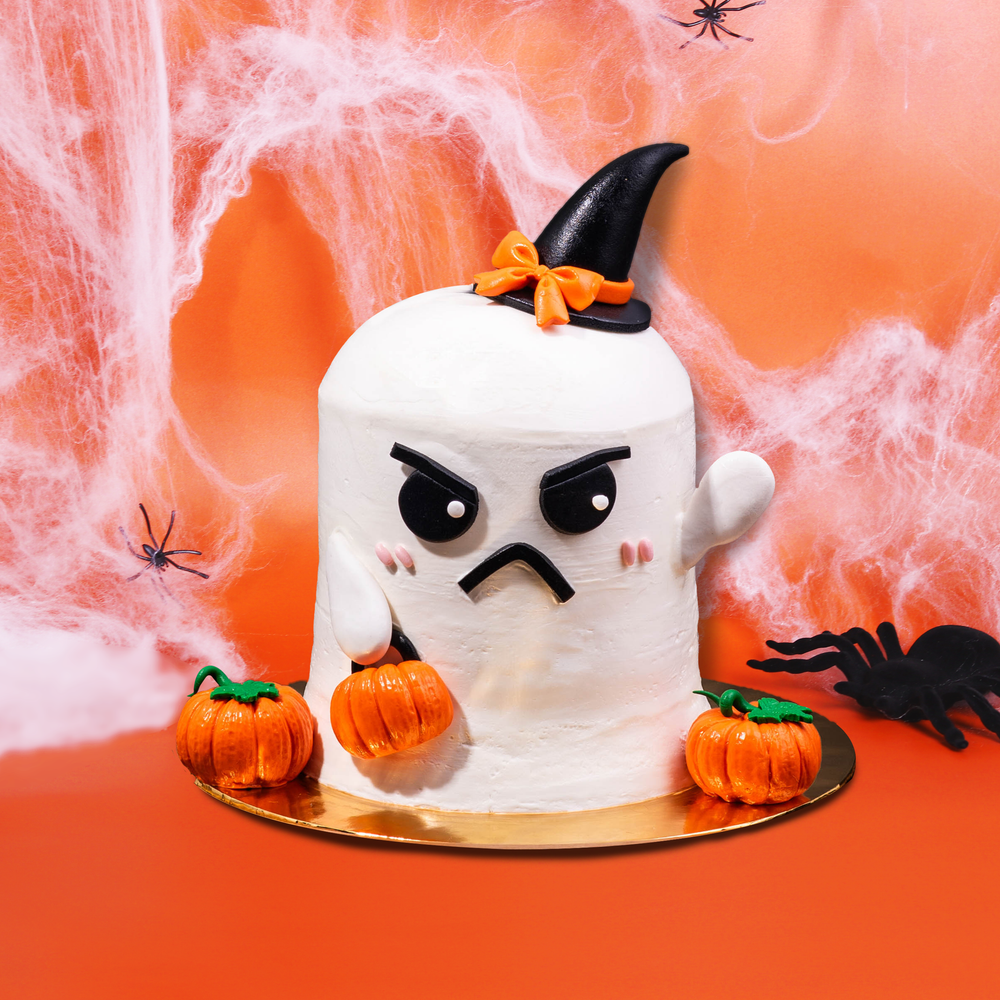 Boo Halloween Designer Cake 4 inch