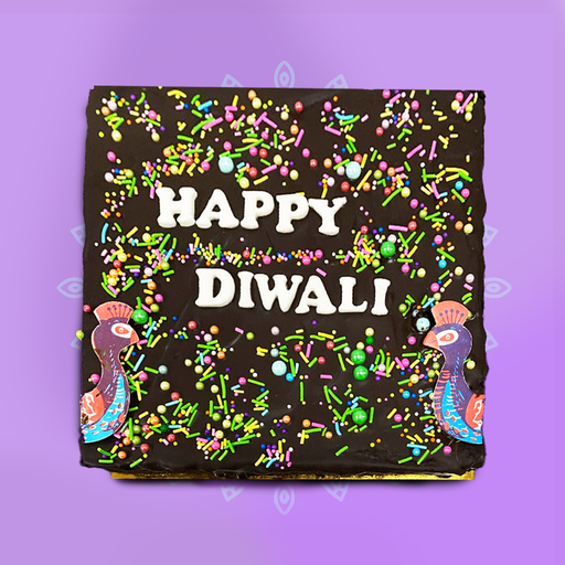 Diwali Personalised Brownies 8 inch