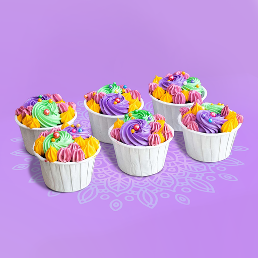 Deepavali Pastel Cupcakes