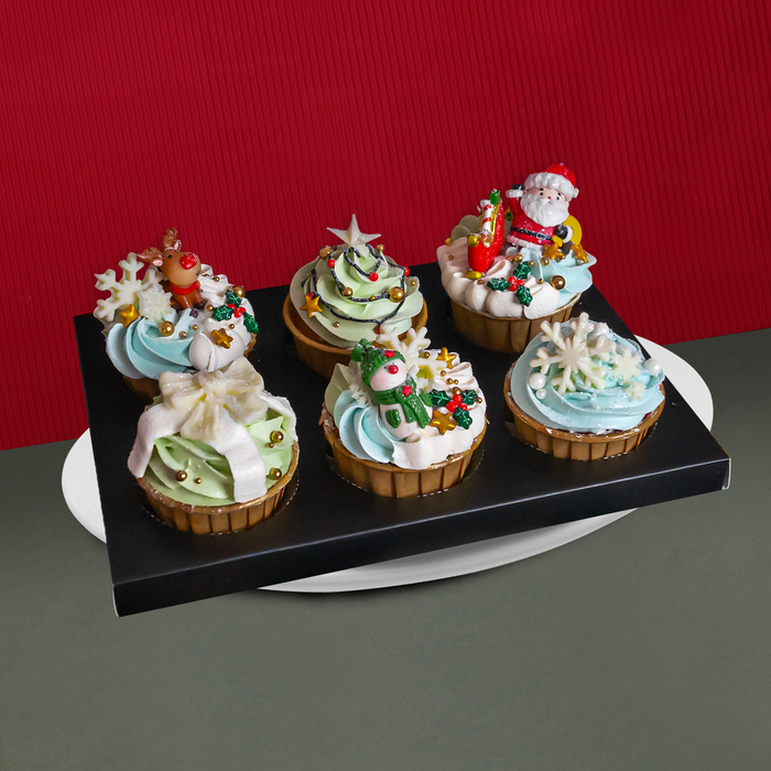 Christmas Buttercream Cupcakes 6 Pieces