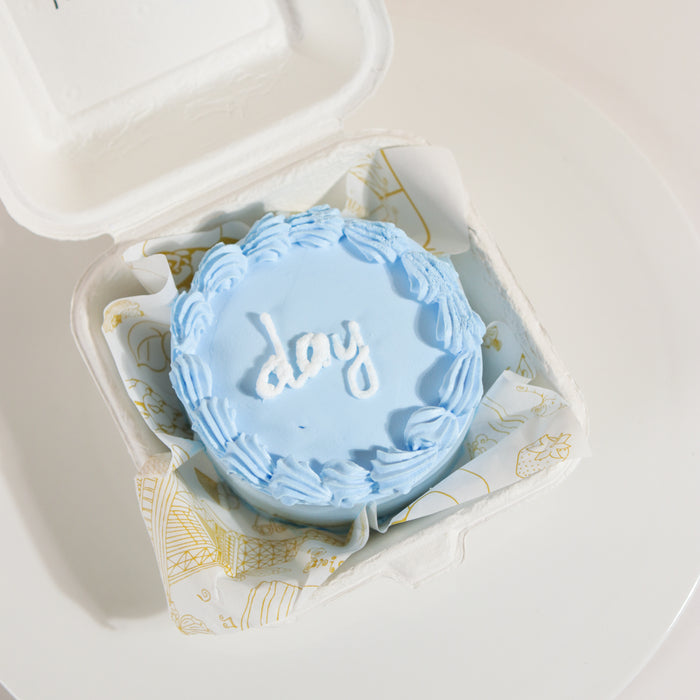 Blue Lunch Box Cake 4 inch - Cake Together - Online Birthday Cake Delivery