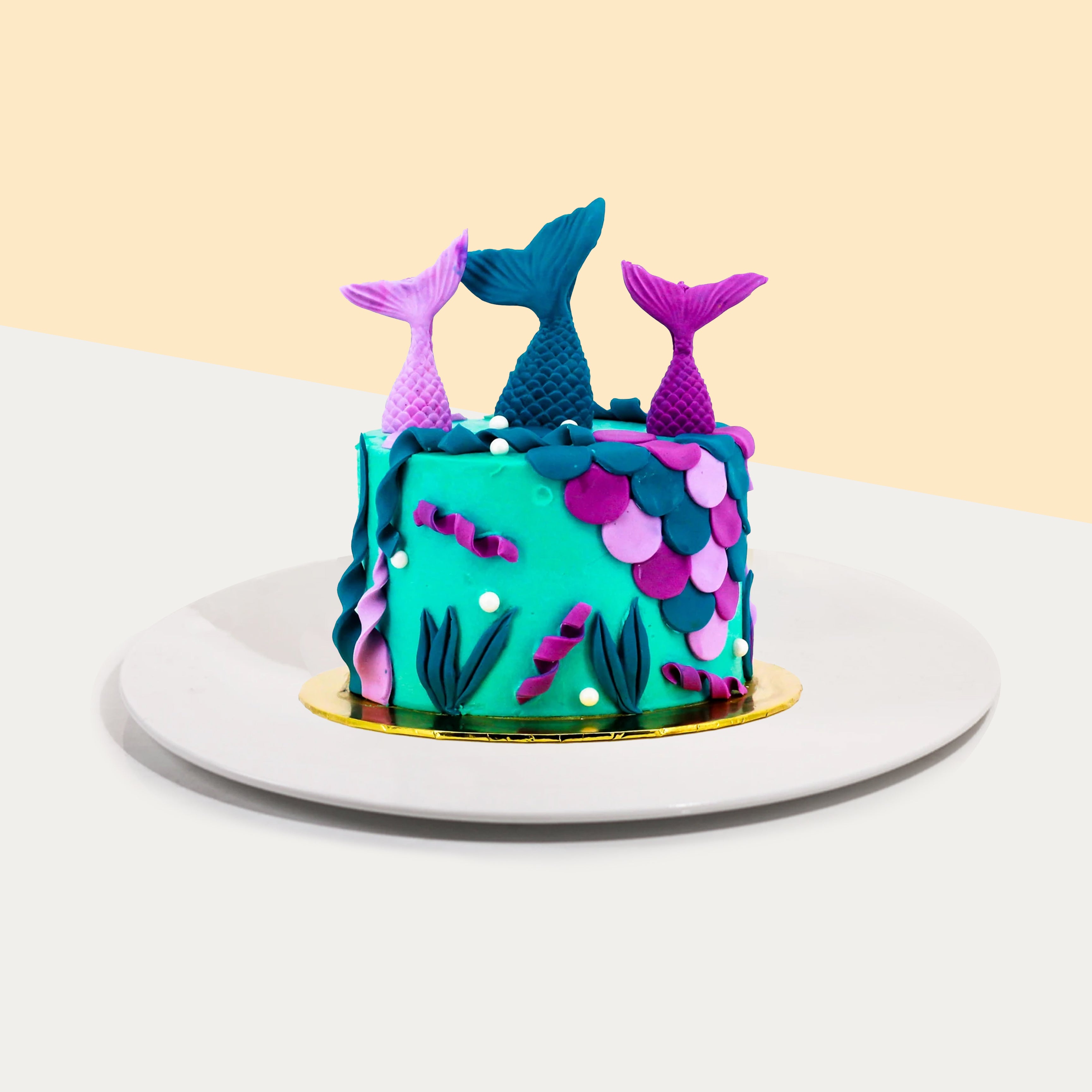 Mermaid Ice Cream Birthday Cake - You're Gonna Bake It After All