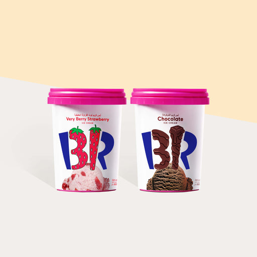 Baskin Robbins Ice Cream Pint Twin Bundle