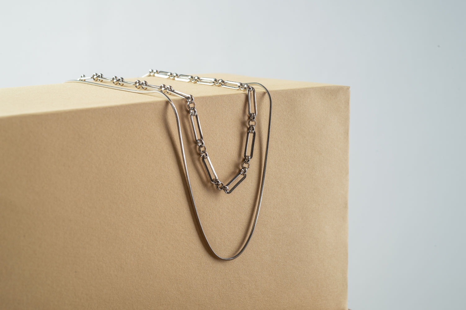 Cindertoella Fea necklace made of silver hoops