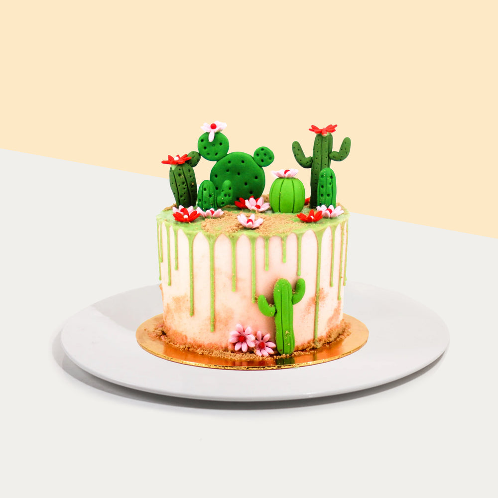 Who Needs a Succulent Garden When You Can Make This Sweet Cactus Cake? -  Brit + Co