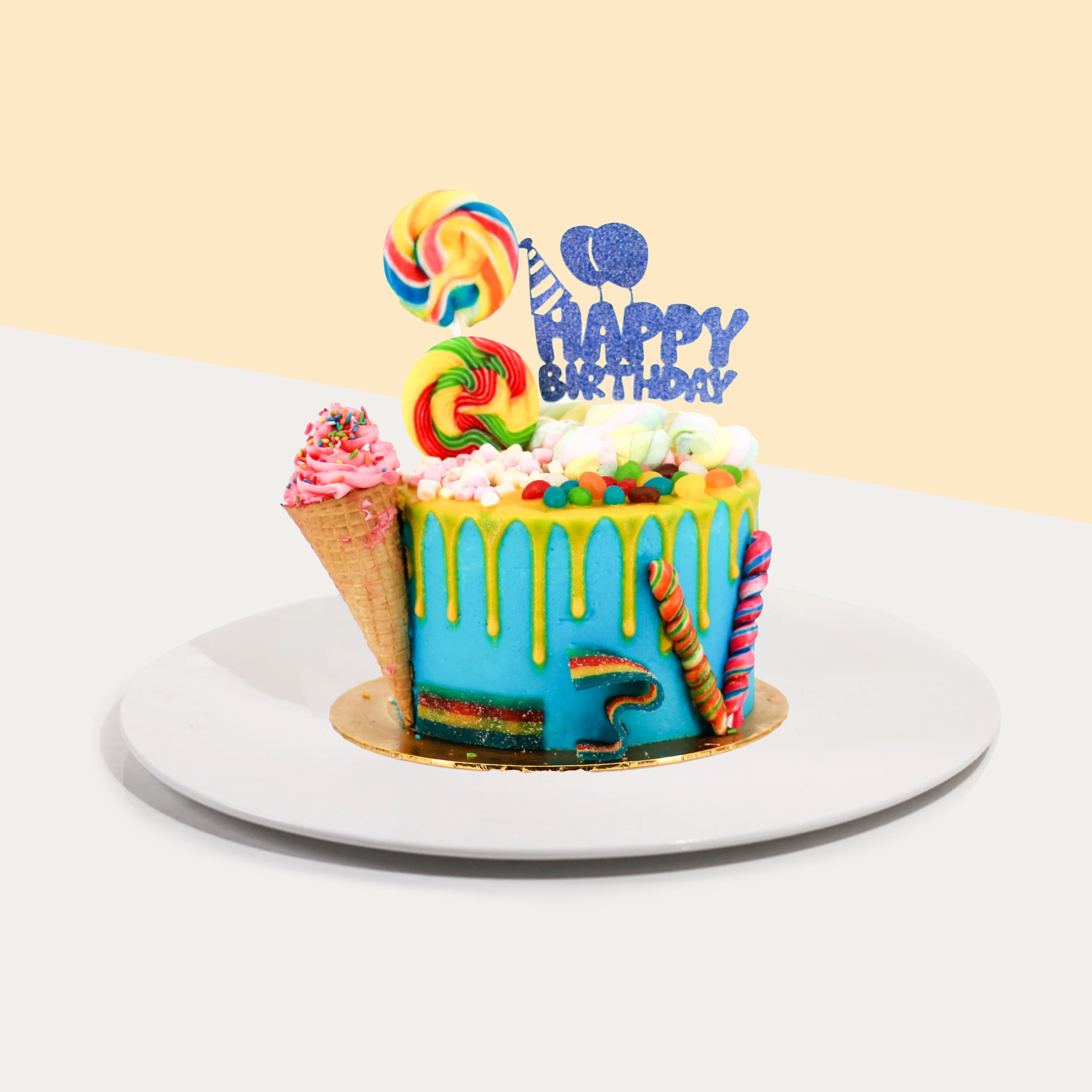 Candyland Theme Cake | bakehoney.com