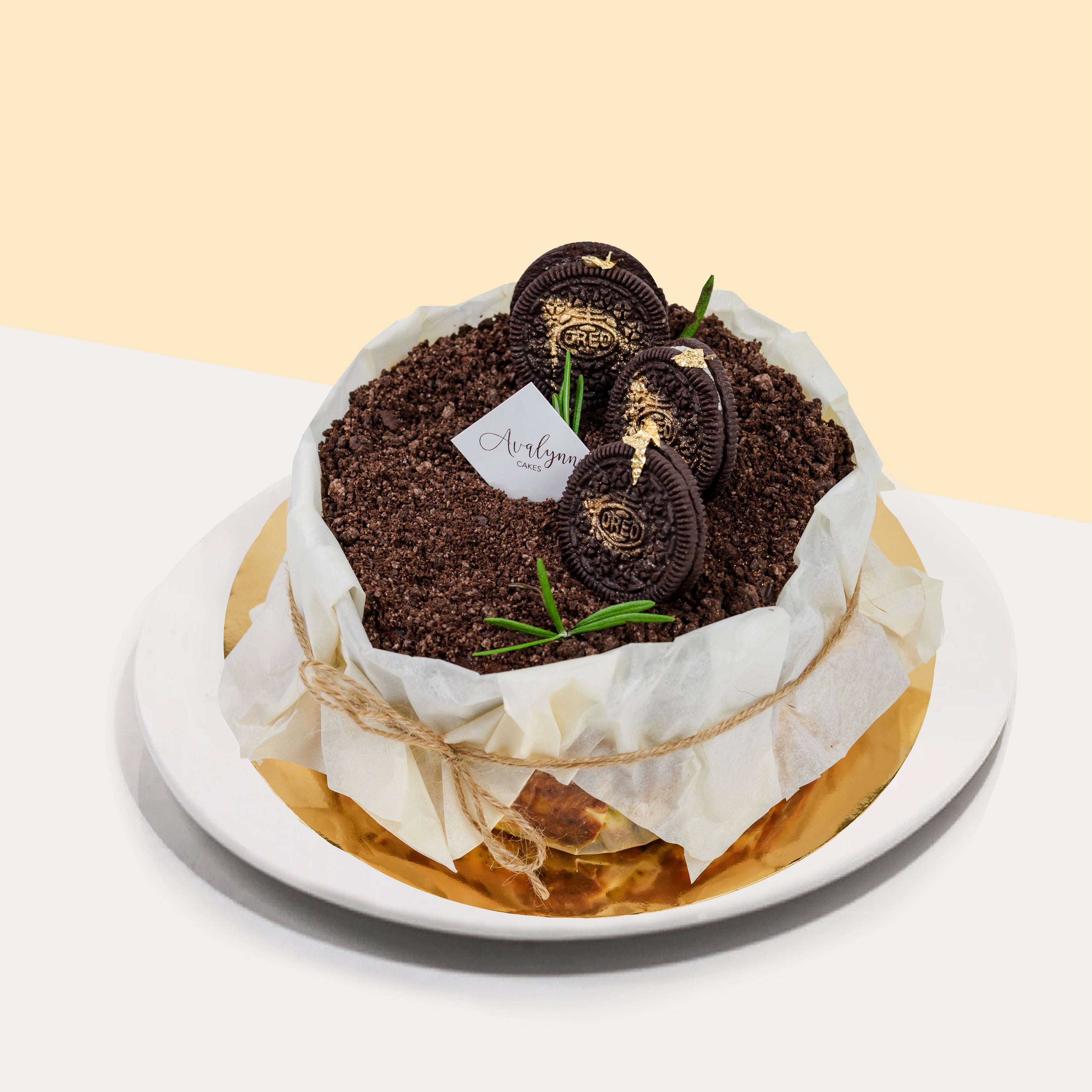 Cookies and Cream Basque Burnt Cheesecake 6 inch | Cake Together | Cake ...