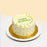 Korean minimalist funfetti cake