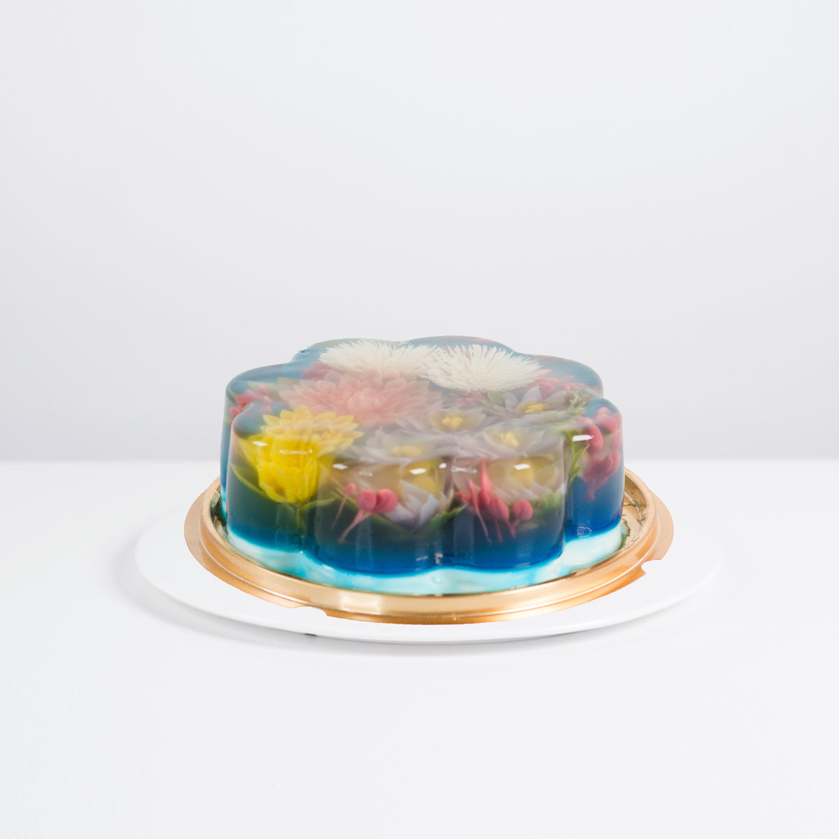 Gelatin Under The Sea Cake — Jello Layer Cake Tutorial