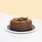 Double chocolate Mille Crepe topped with nuts and fresh fruits