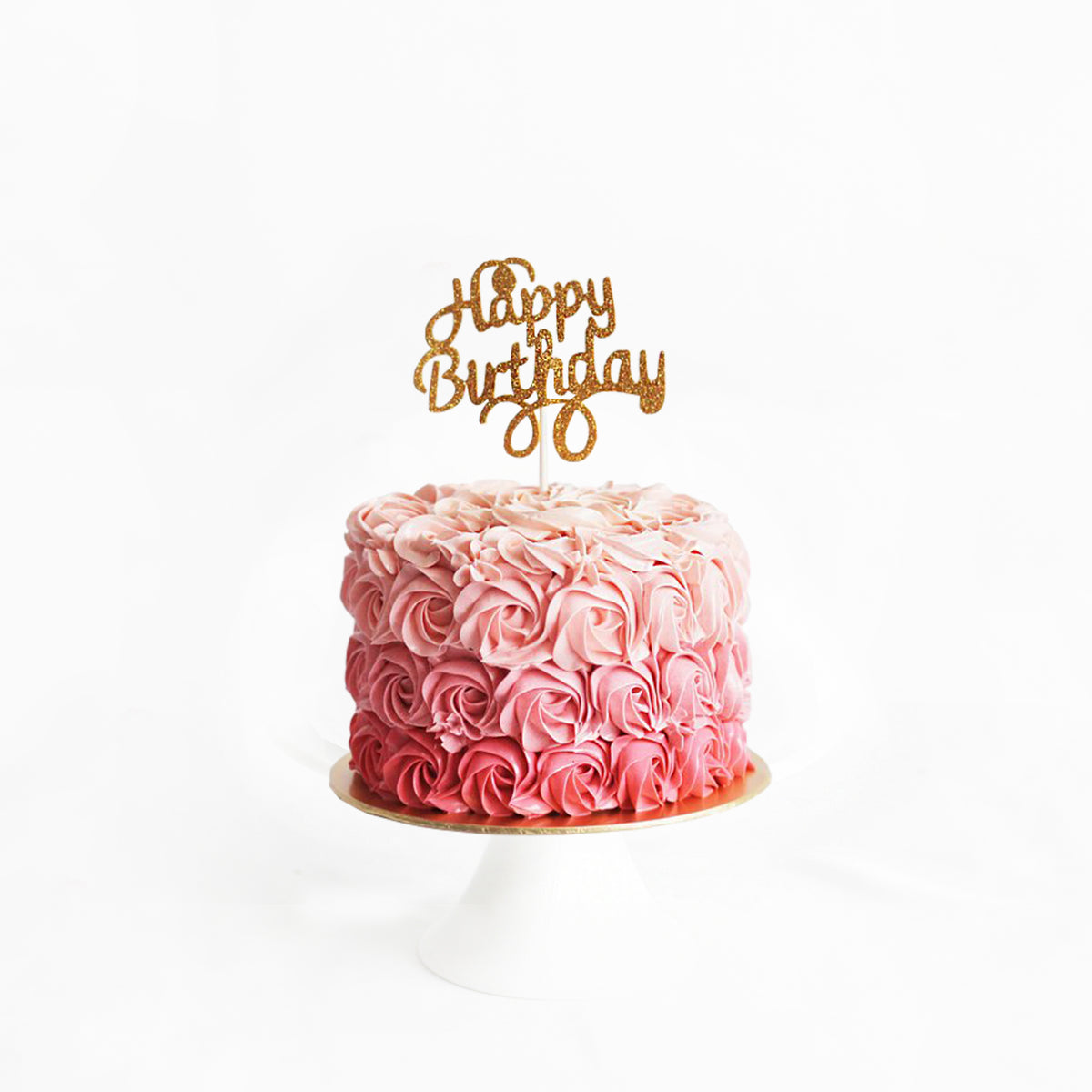 Pink Rosette Cake | Cake Together | Online Birthday Cake Delivery ...