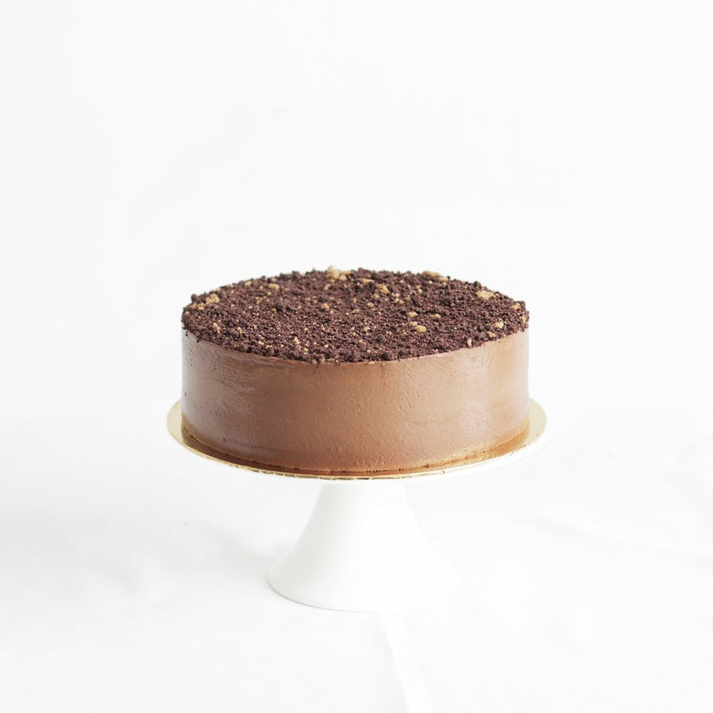 10-Layer Chocolate Caramel Mousse Cake - Mind Over Batter