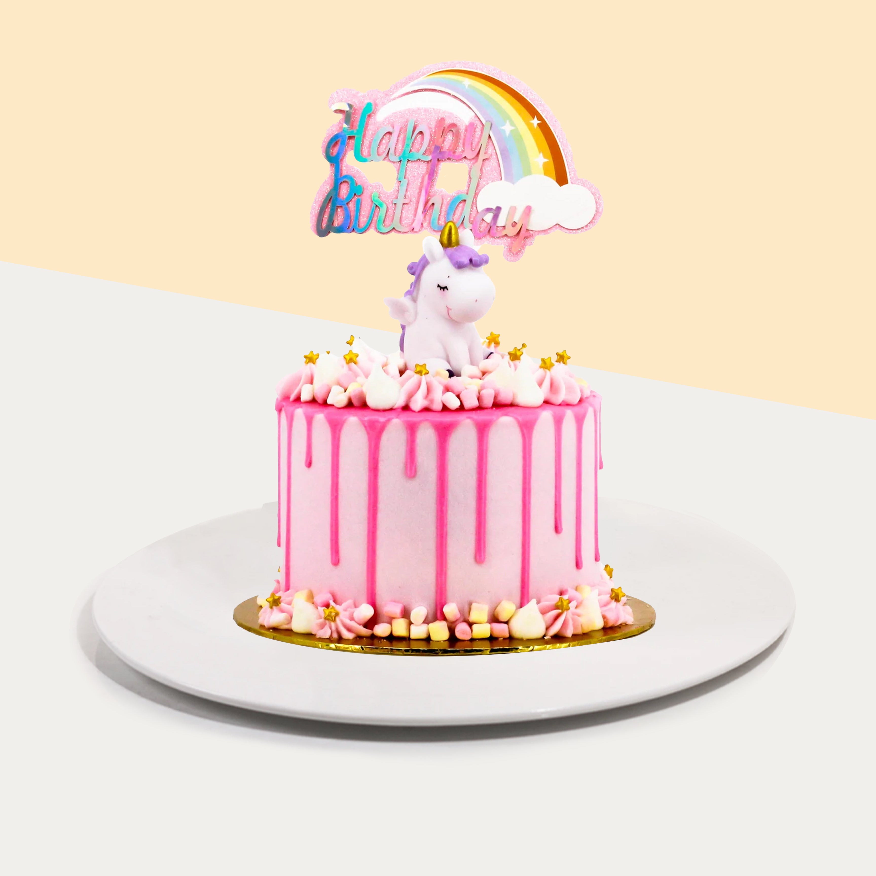 No-Bake Unicorn Cake | Recipe - Rachael Ray Show