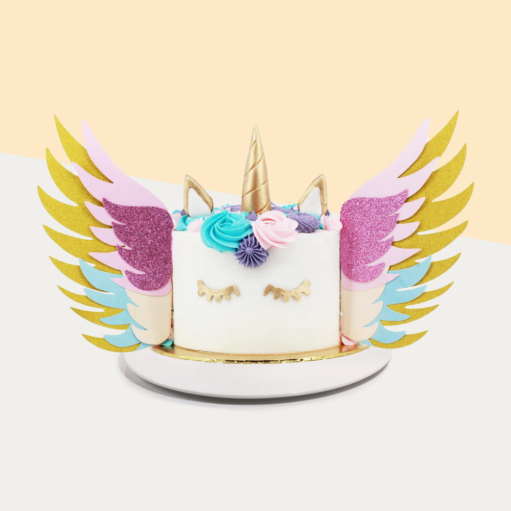 K4] Unicorn with Wings Cake