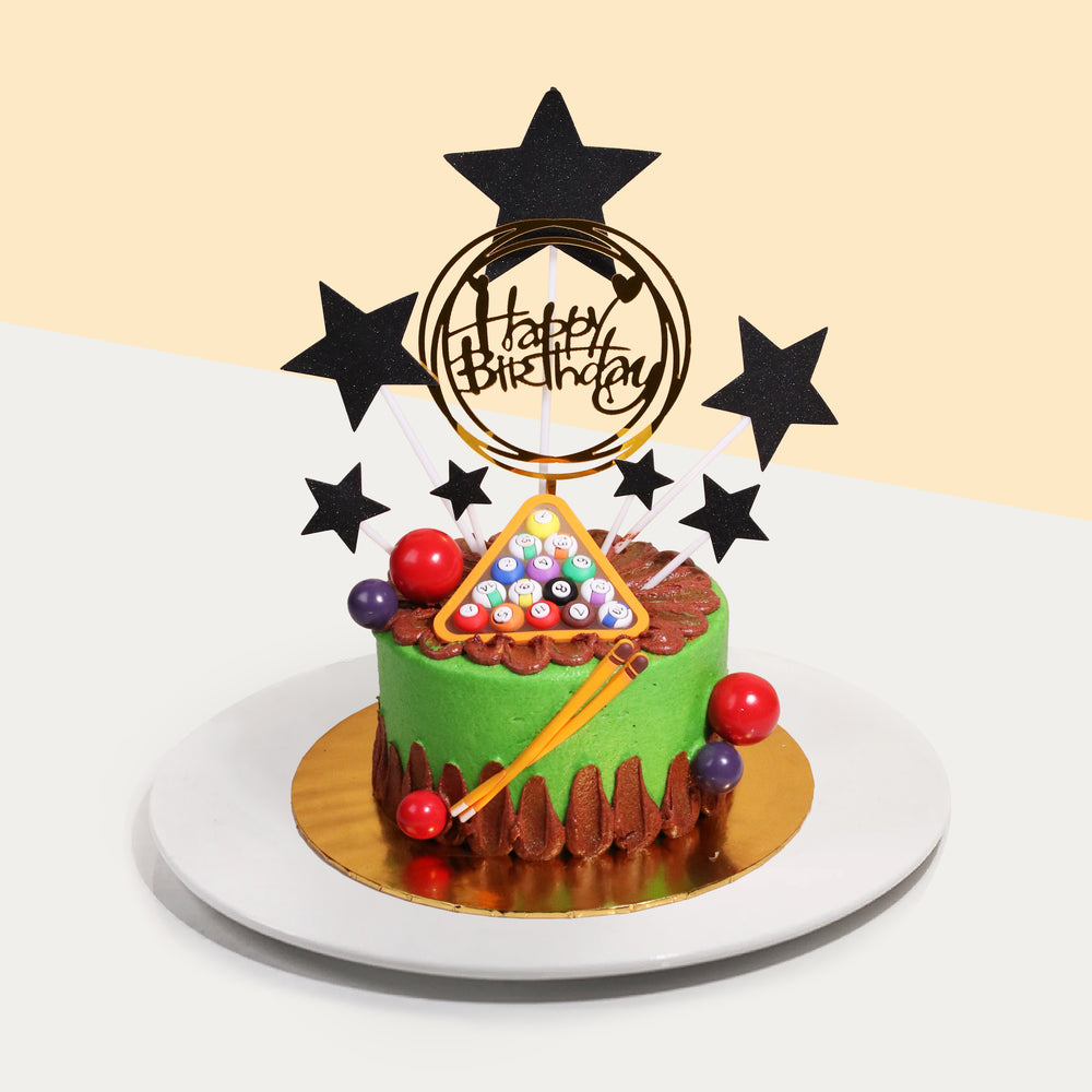 Snooker - Cake Together - Online Birthday Cake Delivery