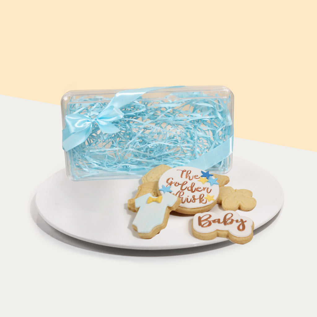 [10 Boxes Set] Baby Boy Cookie Box