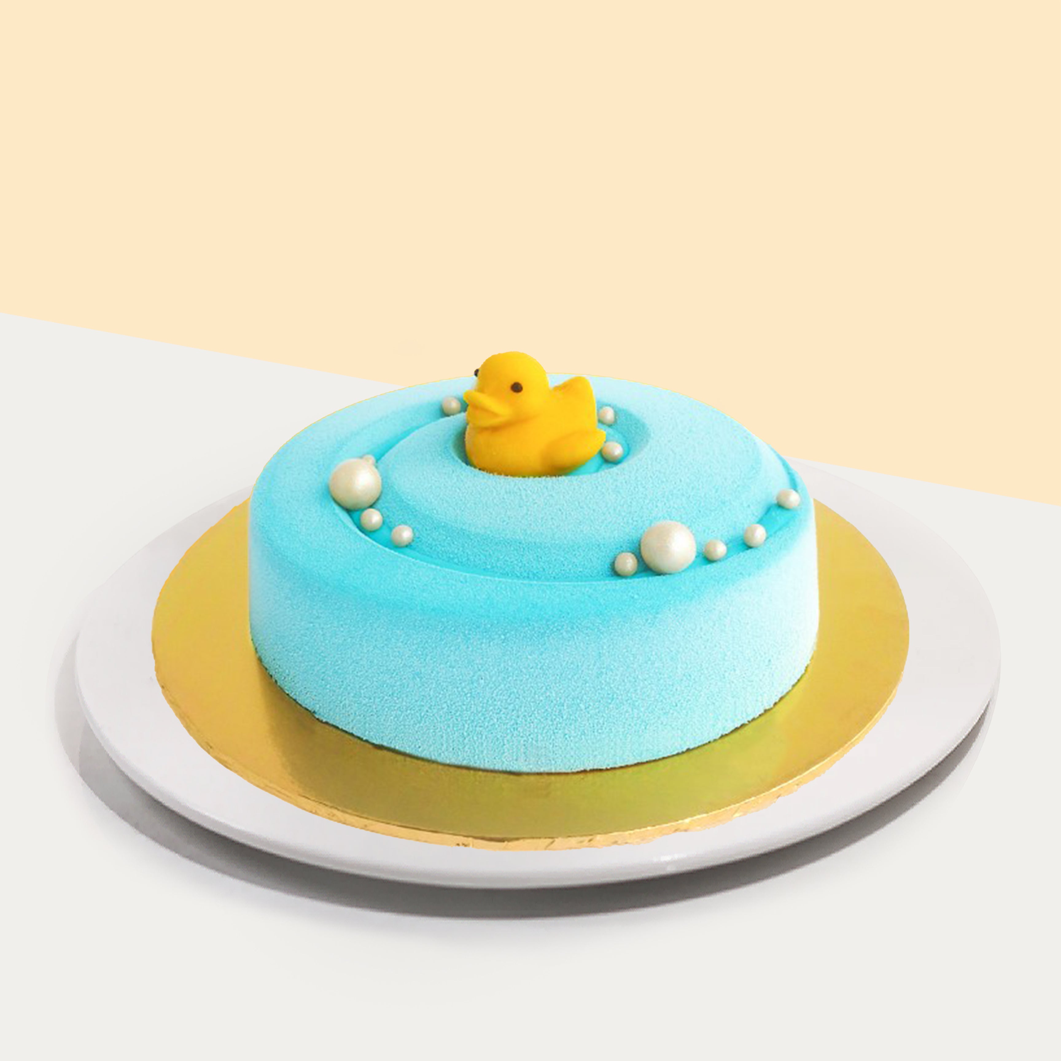 Duck birthday cake, Food & Drinks, Homemade Bakes on Carousell