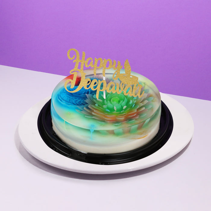 Peacock 3D Jelly Cake 8 inch - Cake Together - Online Birthday Cake Delivery