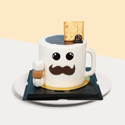 Coffee mug themed cake