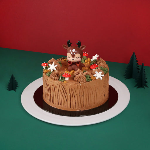 Rudolph In The Forest 6 inch - Cake Together - Online Birthday Cake Delivery