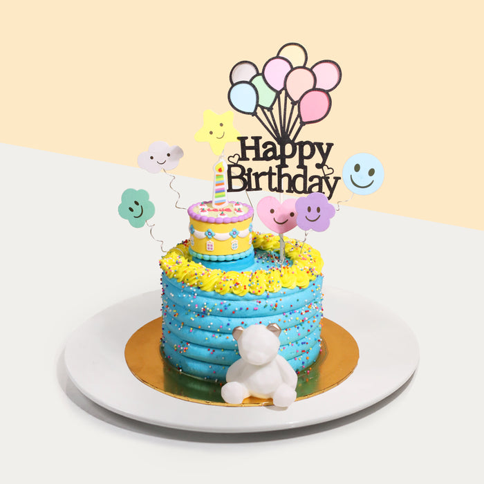 ❤️ Colorful Happy Birthday Cake For Shivraj