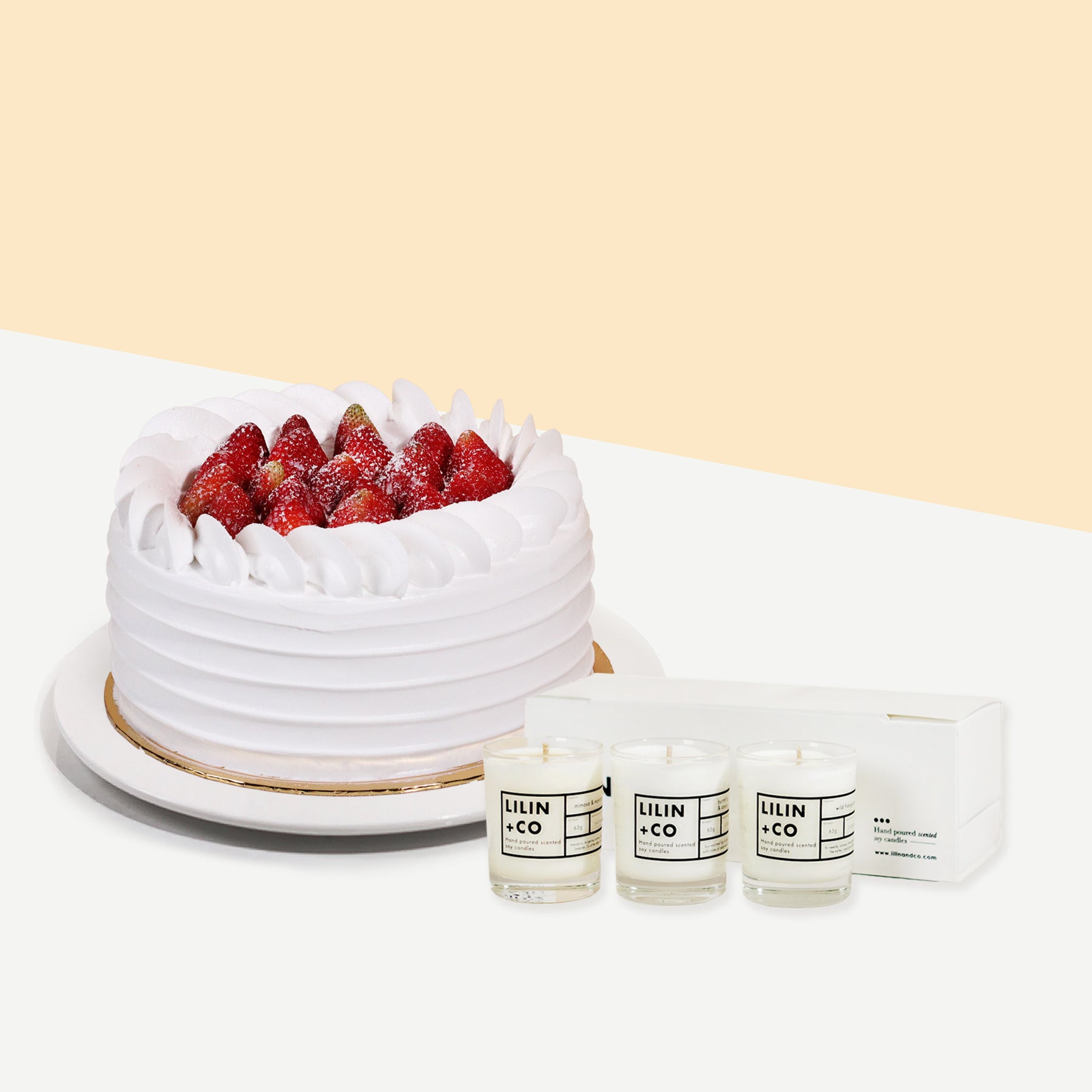 Mini Strawberry Sheet Cake (Uses fresh strawberries) - A Cozy Kitchen