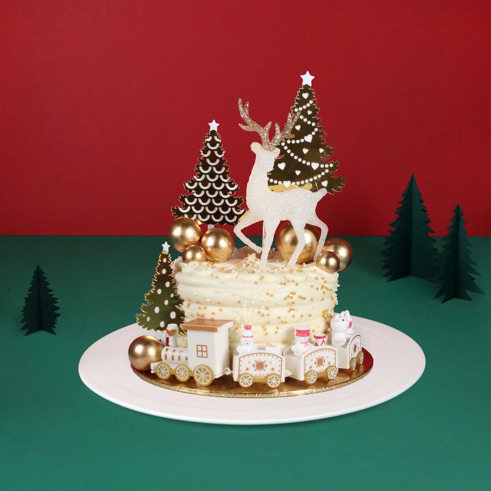 Royal Christmas Train Cake - Cake Together - Online Birthday Cake Delivery