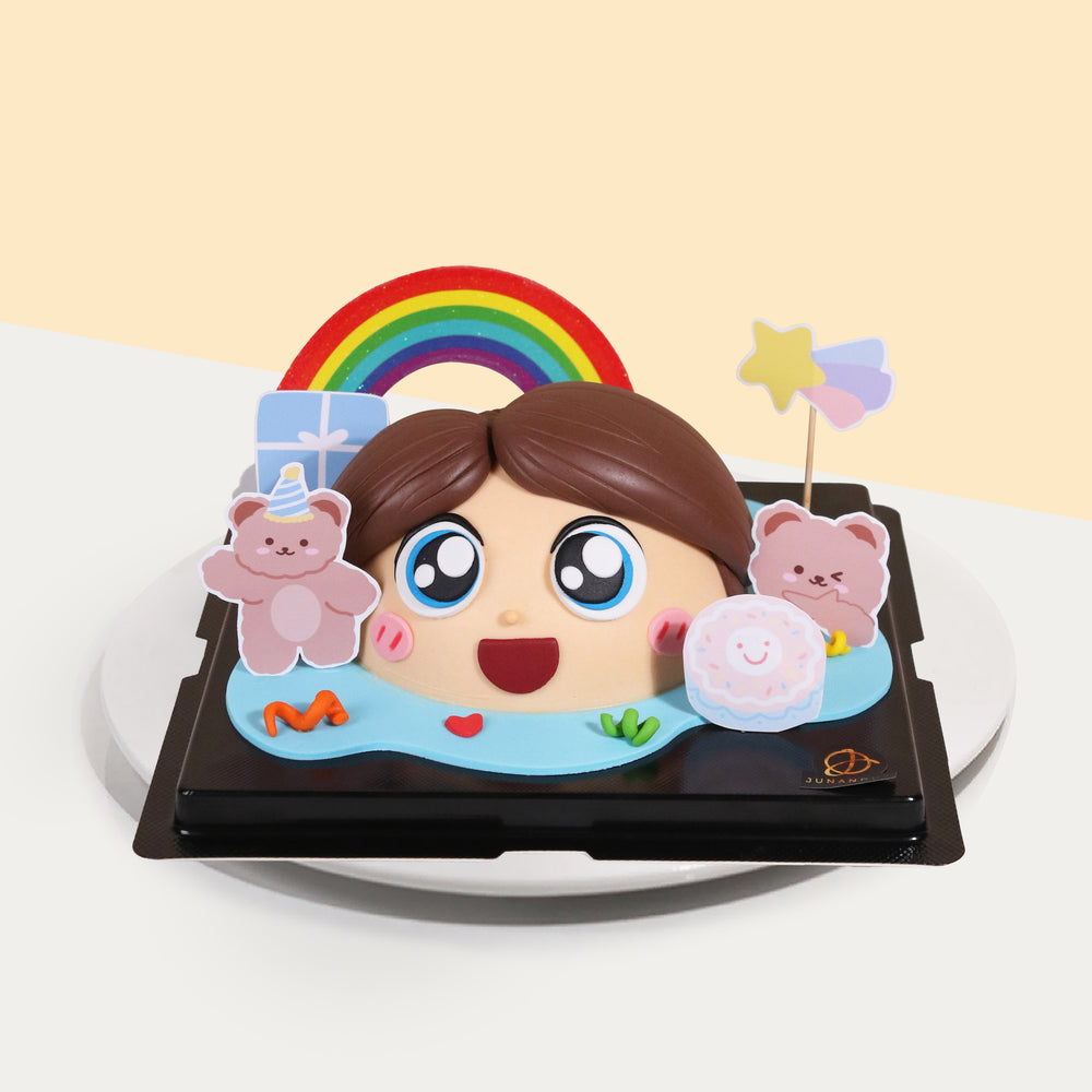 Playful Boy Chocolate Pinata cake filled with candies