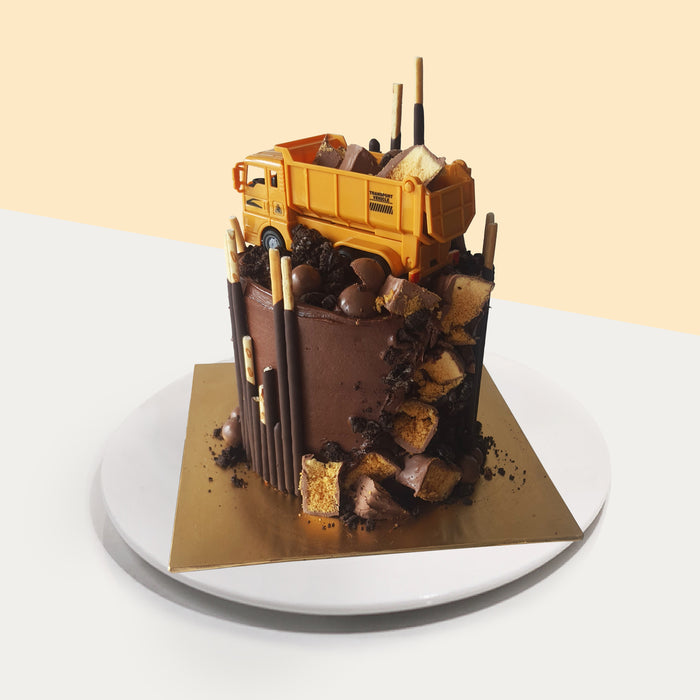 Construction Cake 5 inch - Cake Together - Online Birthday Cake Delivery