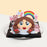 Cute girl knock knock cake, filled with candies