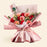 Pink bouquet with Pink Gerberas, Red Roses and Tanacetum