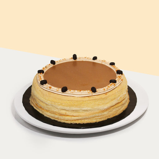 Tiramisu Mille Crepe 8 inch - Cake Together - Online Birthday Cake Delivery
