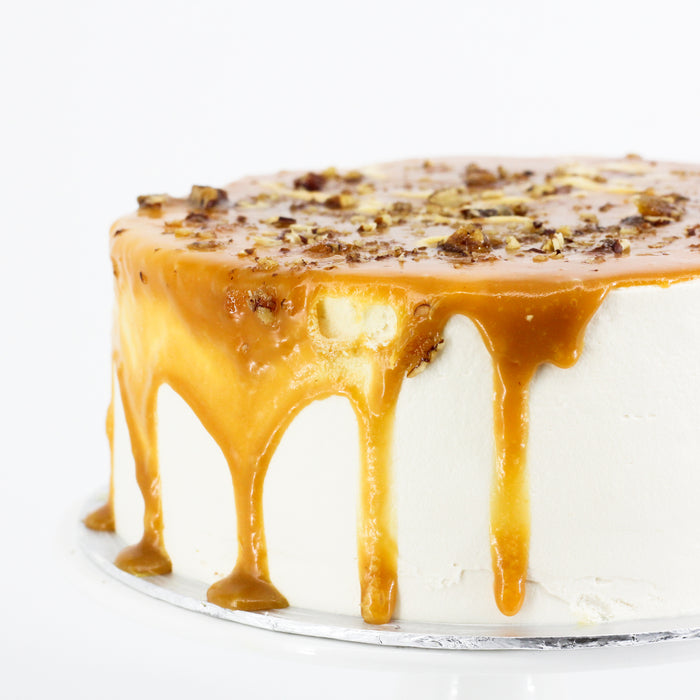Pecan Butterscotch Cake 7 inch - Cake Together - Online Birthday Cake Delivery
