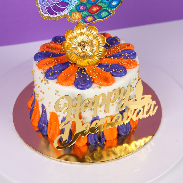 Deepavali Peacock - Cake Together - Online Birthday Cake Delivery