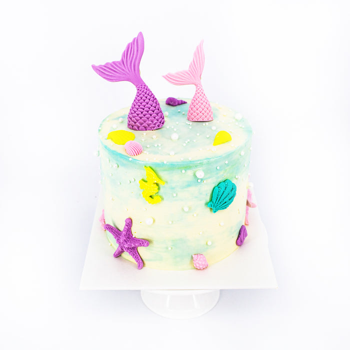 Mermaid Cake 6 inch