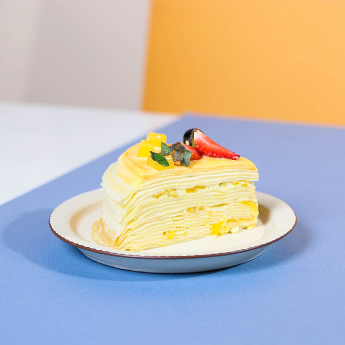 Mango Crepe Cake 8 inch - Cake Together - Online Birthday Cake Delivery